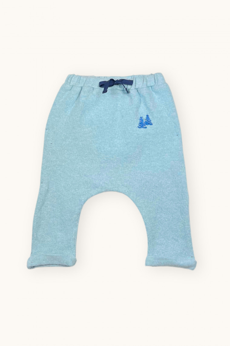 Sarouel bébé brodé Orso en jersey molletonné