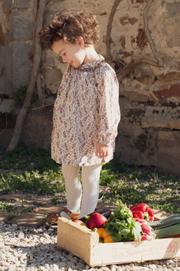 Robe bebe Melanie smockée en Liberty