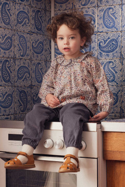Pantalon bébé Tino en velours
