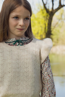 Pull sans manches Magda en merinos