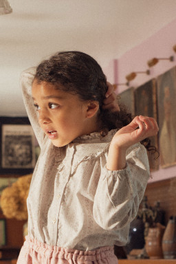 Gisele blouse in organic twill