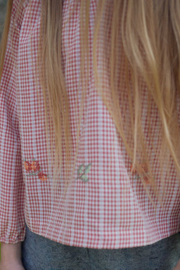 Olympe embroidered blouse