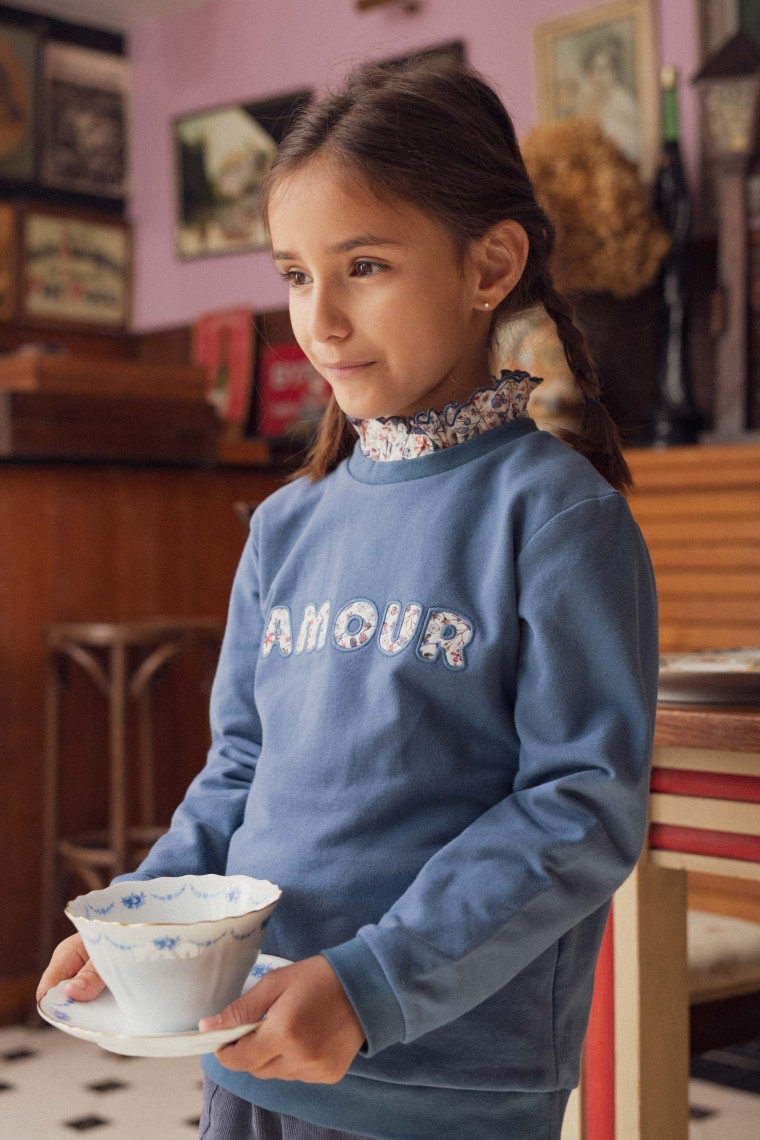 Sweat Amour patch en Liberty
