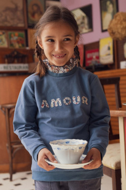Sweat Amour patch en Liberty