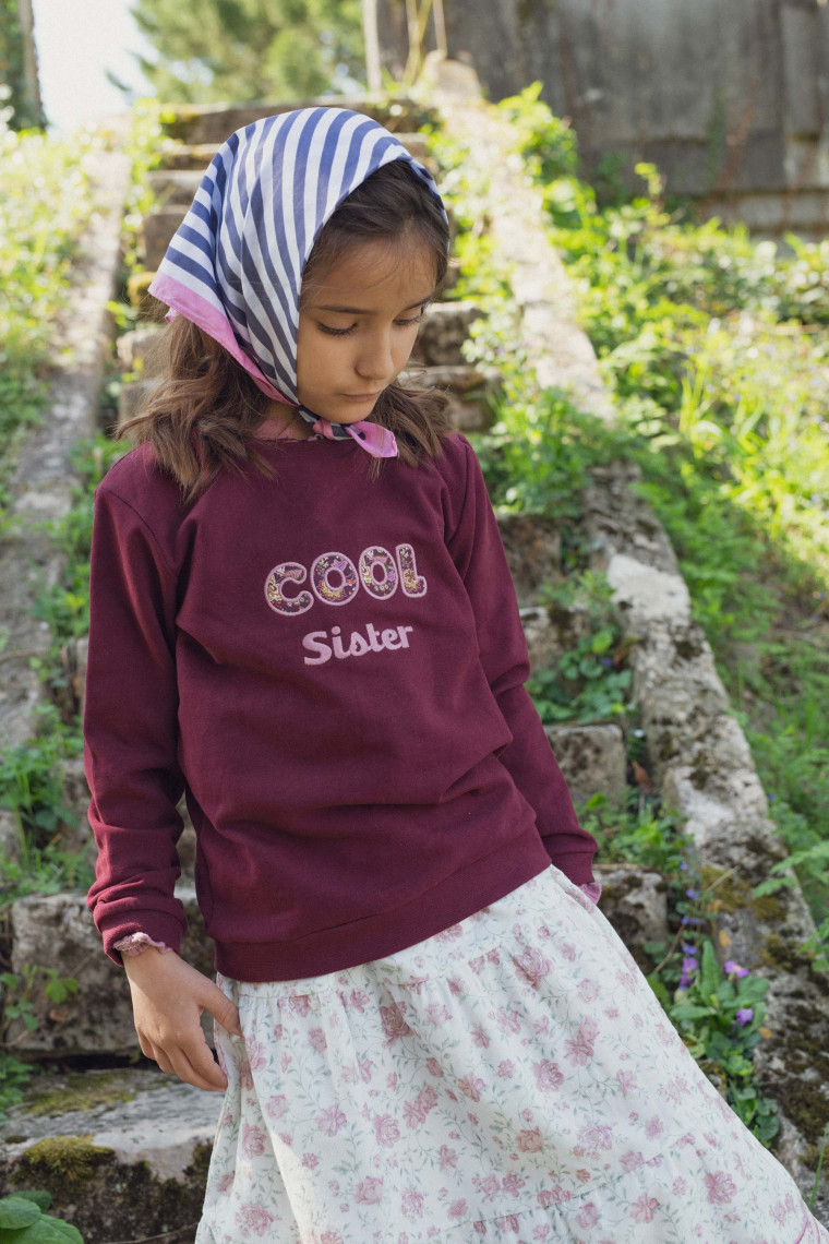 Sweat cool sister à patch en Liberty