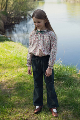 Ally velvet flare pants
