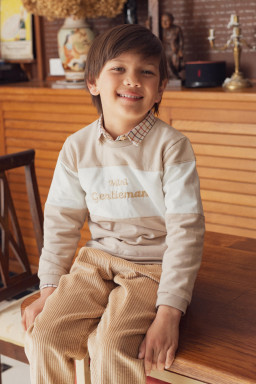 Sweat brodé Mini Gentleman