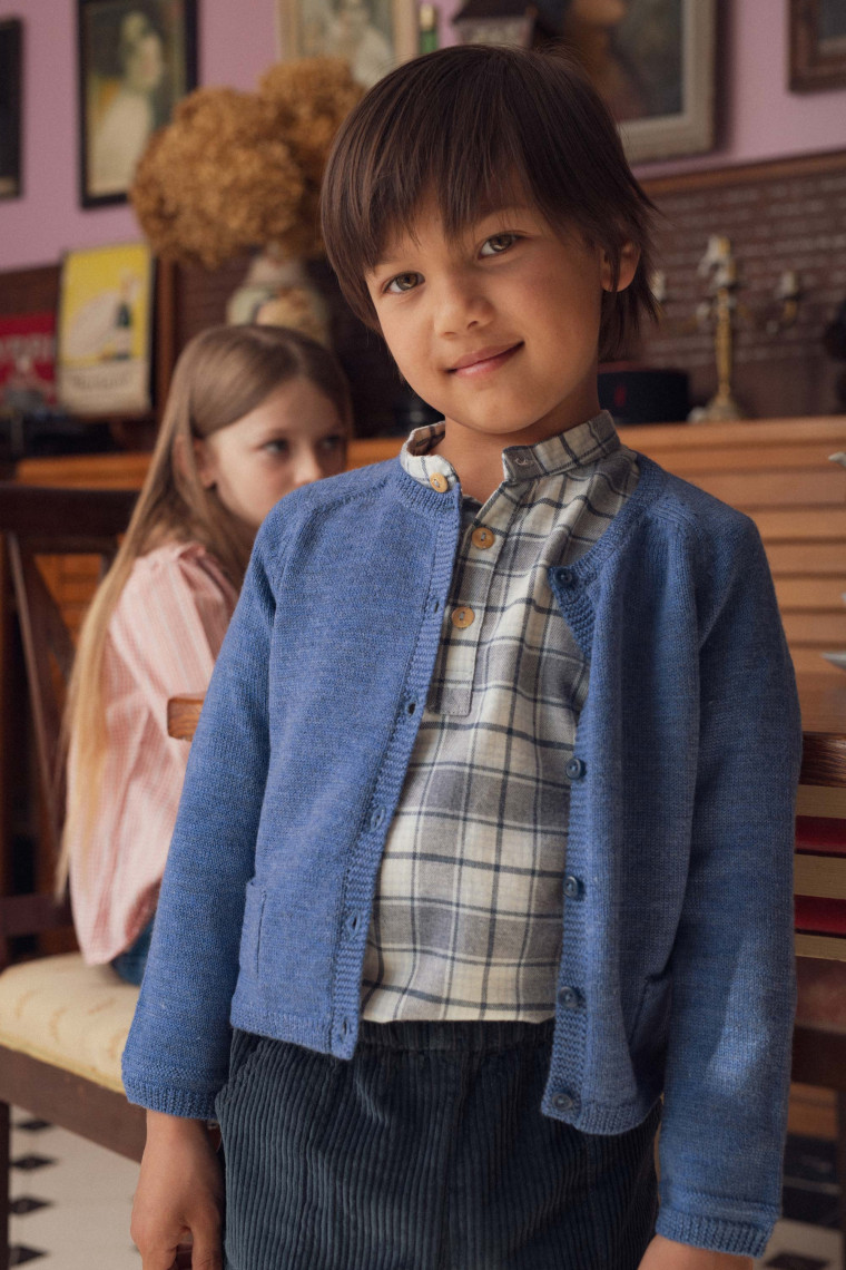 Cardigan Loulou en laine merinos