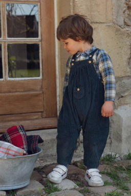 Salopette bébé Oscar en velours