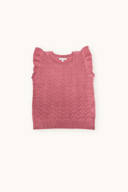 Pull sans manches Magda en merinos