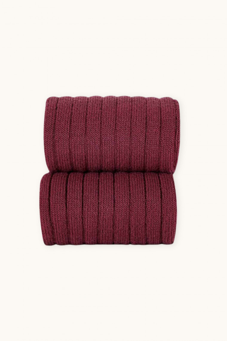 Chaussettes Condor bordeaux