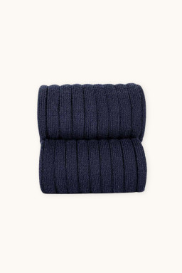 Chaussettes Condor bleu marine