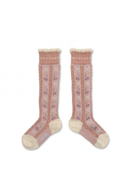Chaussettes Collegien Cerise