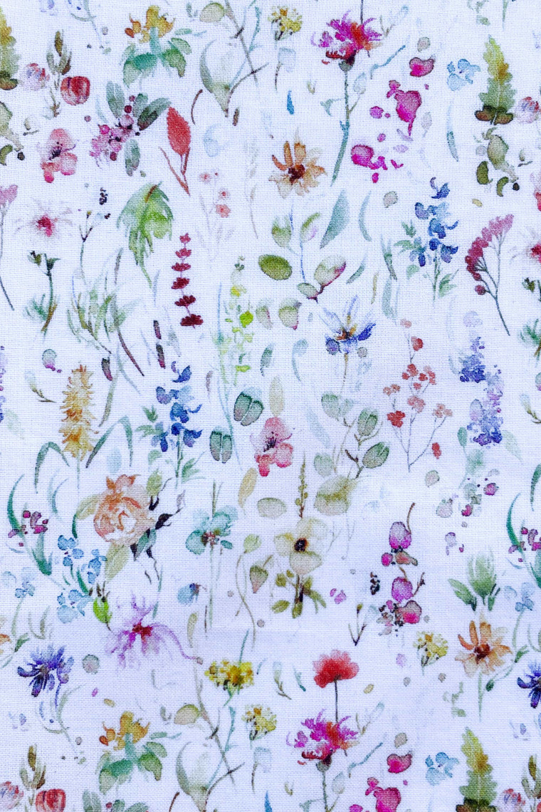Tissu batiste de coton Meadow Flower