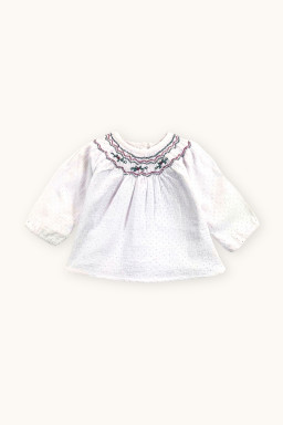 Blouse bébé Margot smockée