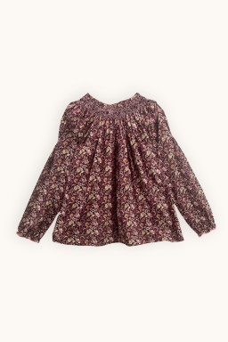 Blouse femme Alba smockee en Liberty