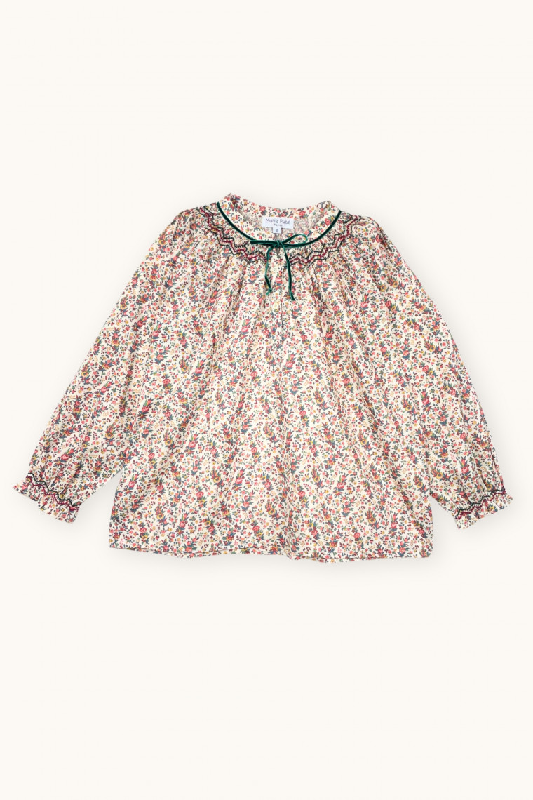 Blouse femme Aria smockée en Liberty