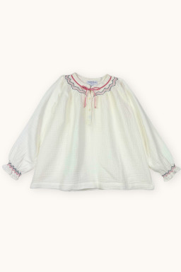 Blouse femme Aria smockée