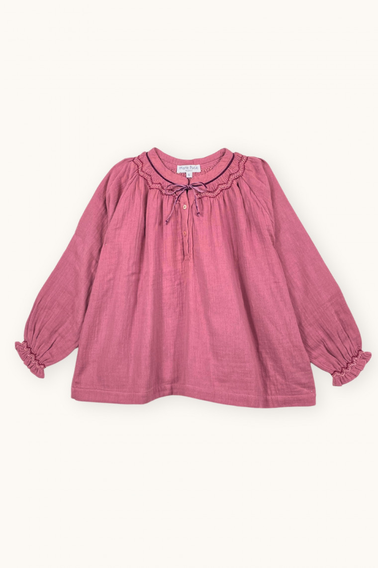 Blouse femme Aria smockee