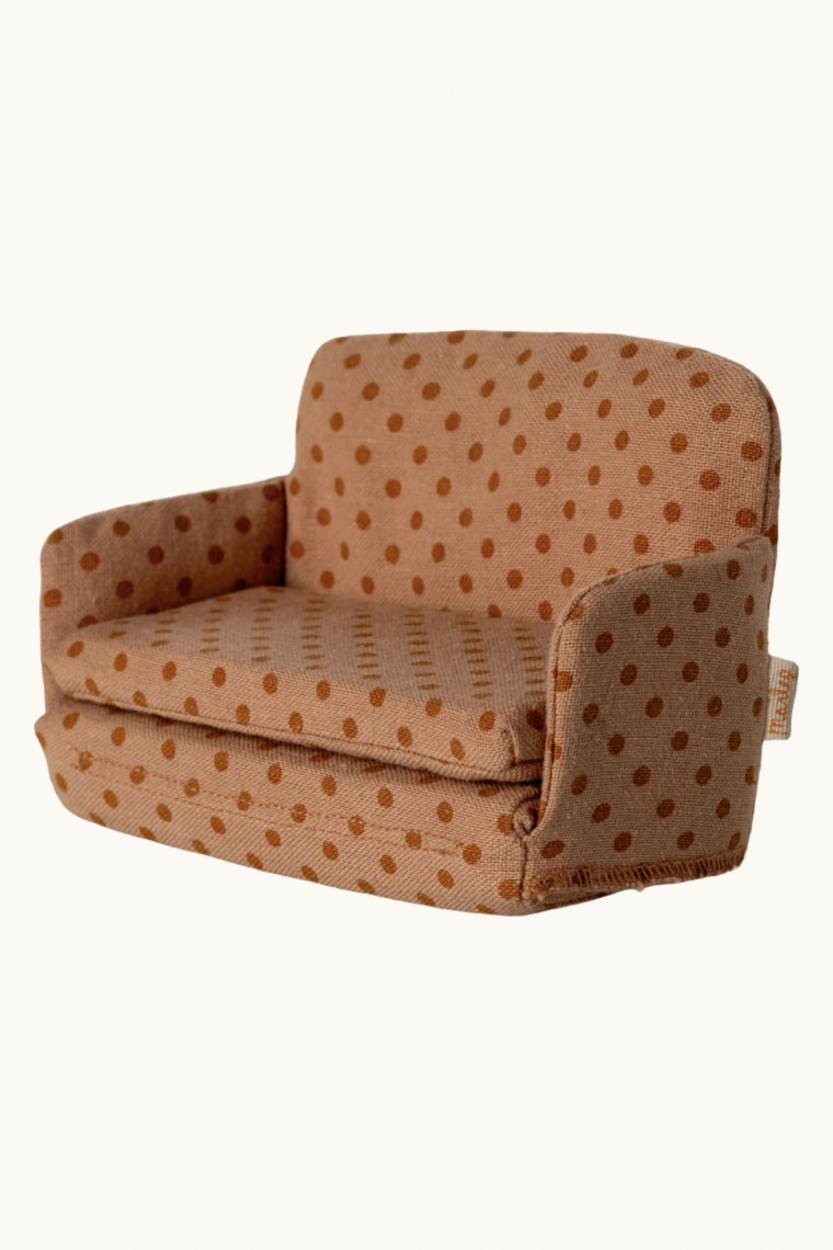 Canapé lit pour souris à pois