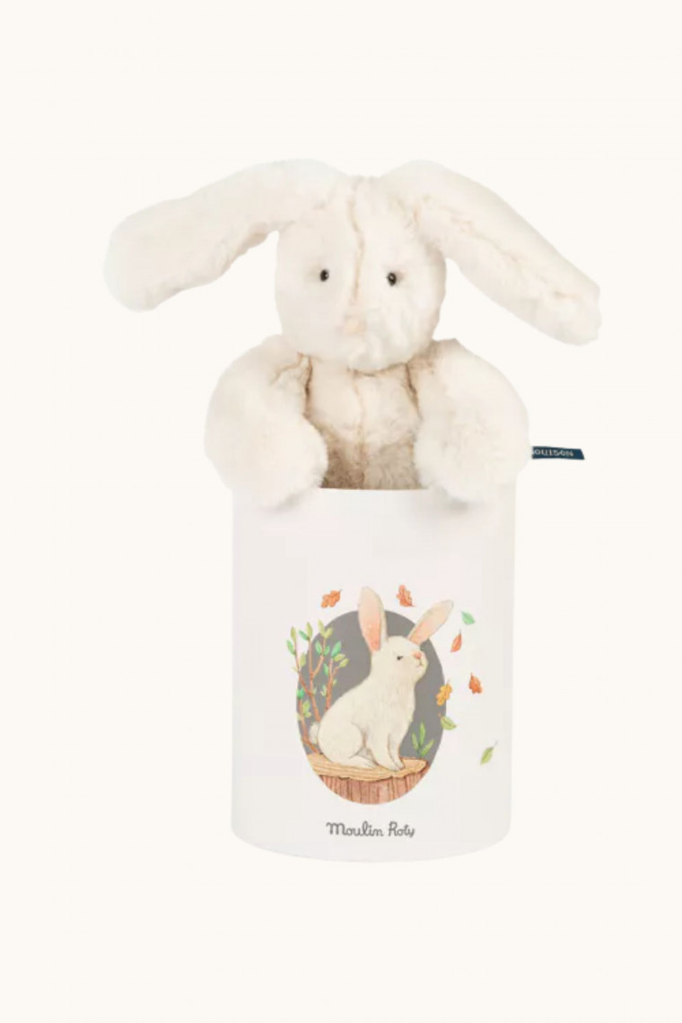 Peluche Lapin Louison et sa boite cadeau