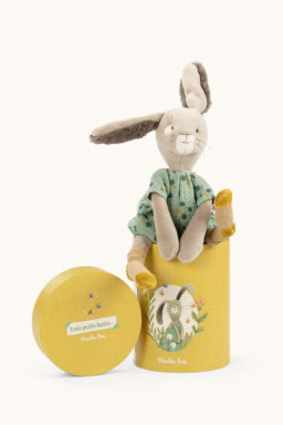Sage rabbit soft plush with gift box