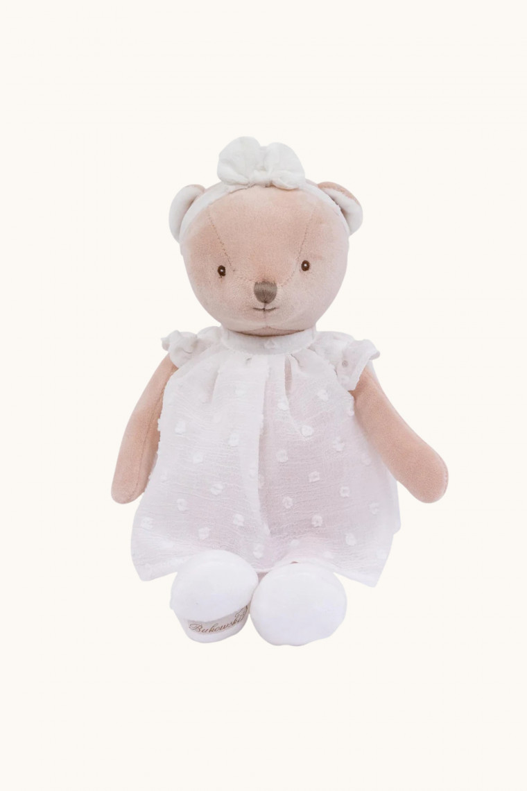 Melissa teddy bear with gift box by Bukowski