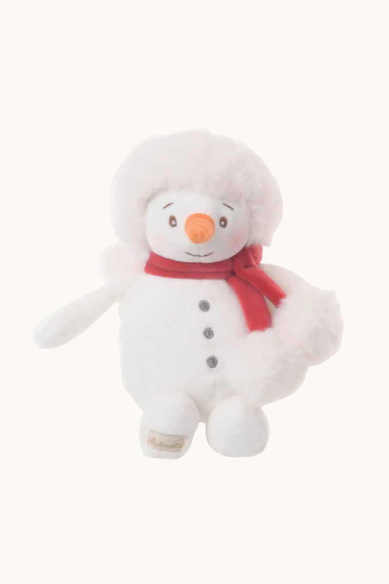 Snowman soft toy by Bukowski