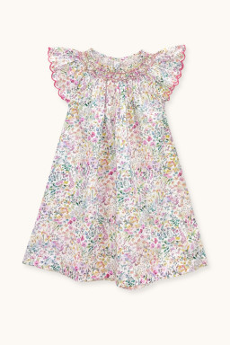 Stella dress hand-smocked in Liberty