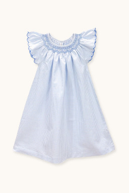 Robe Stella smockée en vichy