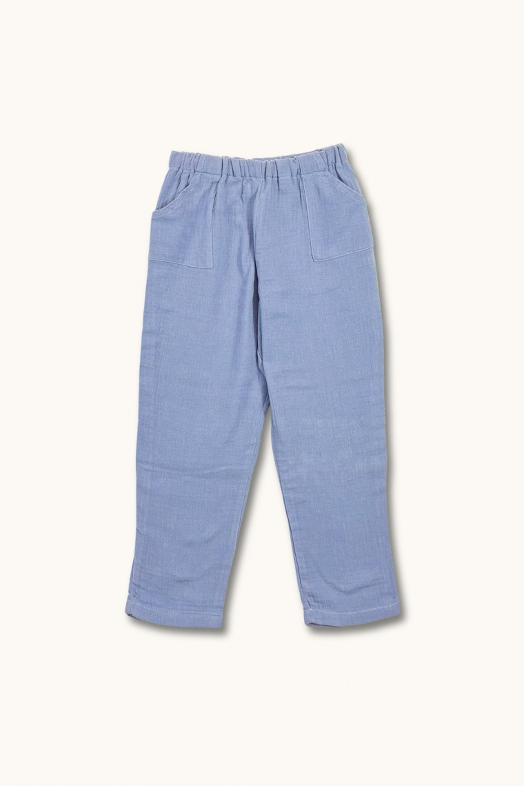 Lulu pants in organic double gauze