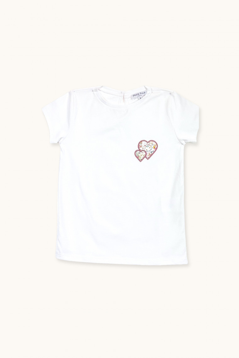 T-shirt Coeur in Liberty