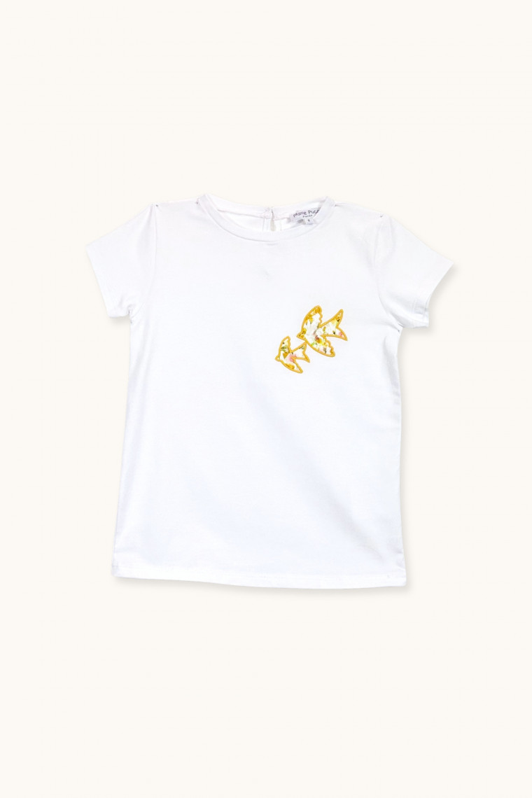 Tee-shirt BIRD en Liberty