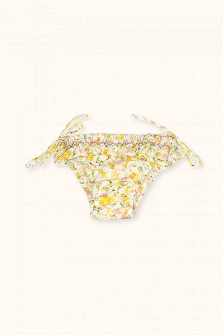 Hand-smocked Bikini in Liberty