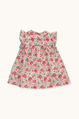Robe bébé Bianca brodée en Liberty