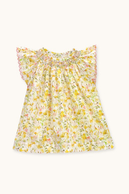 Robe bebe Gabrielle smockée en Liberty