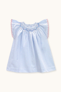 Robe bébé Gabrielle smockée en vichy
