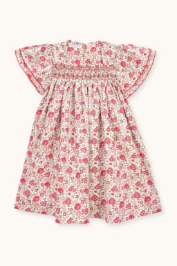 Robe Ornella smockée en Liberty