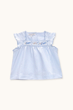 Blouse VERA brodée en vichy