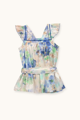 Top Emy Blue frozen flowers