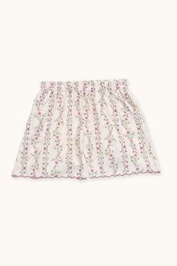 Riviera shorts scalloped edge