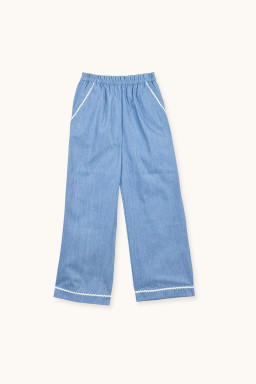 Malibu fluid pants in chambray