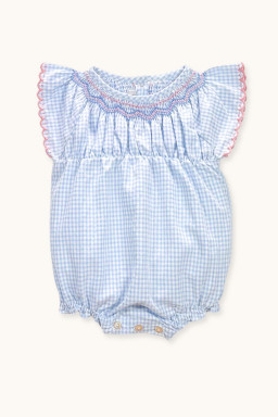 Barboteuse Donna smockée en vichy