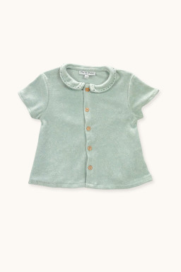 Chemise bébé Luke à col brodé