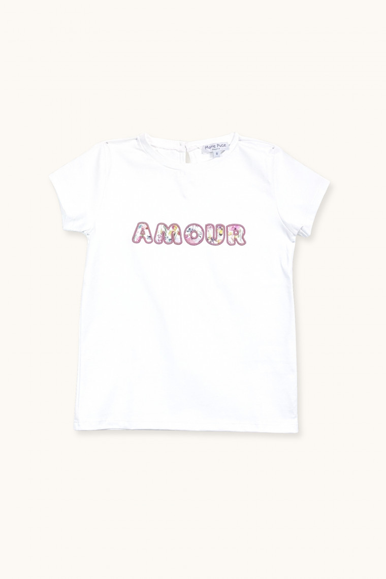 Tee-shirt Amour en Liberty