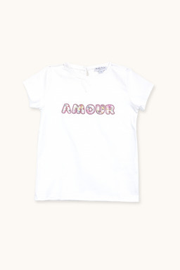 Tee-shirt Amour en Liberty