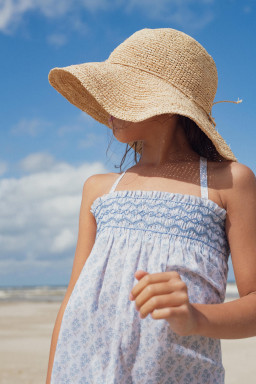 Sundress Diva hand-smocked Primrose blue