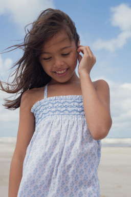 Robe Diva smockée Primrose blue