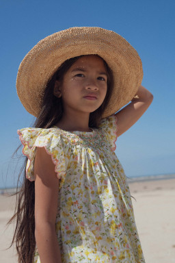 Robe Stella smockee en Liberty