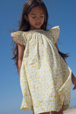Robe Stella smockee en Liberty